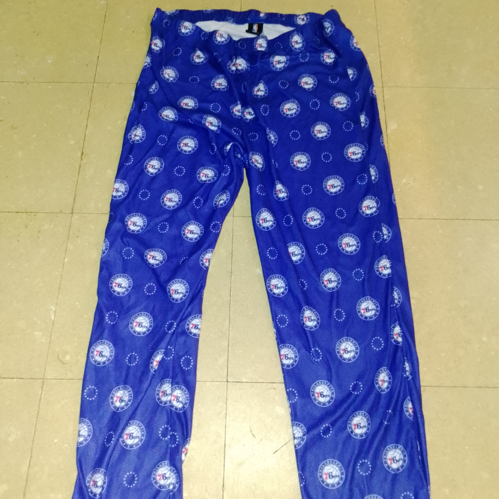 NBA Blue Sweatpants with Playful Pattern